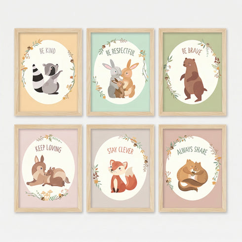 Woodland Friends - Nursery Wall Art