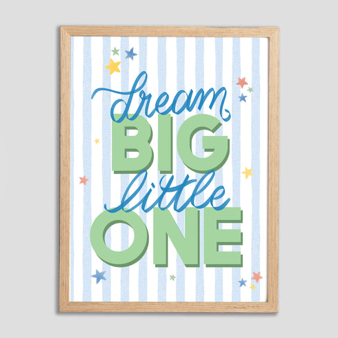 Dream Big Explorer- Framed Wall Art