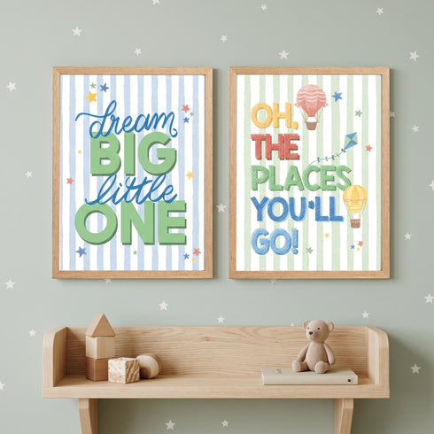 Dream Big Explorer- Framed Wall Art