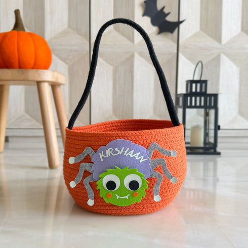 Glow in the Dark Trick or Treat Spider Basket