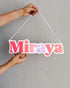 Personalised Name Plate - Blush