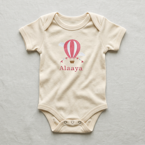 Personalised Onesie – Hot Air Balloon