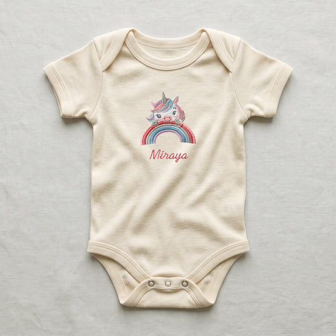 Personalised Onesie – Unicorn Rainbow