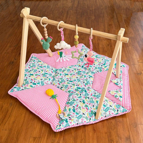 Tropical Paradise Play Gym & Sensory Mat Set