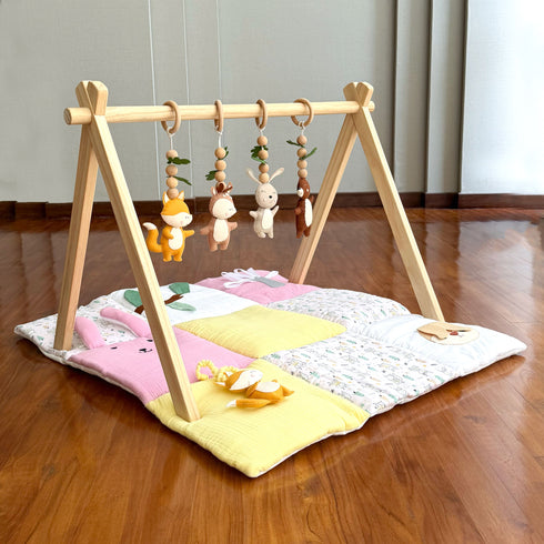 Woodland Explorer Play Gym & Sensory Mat Set
