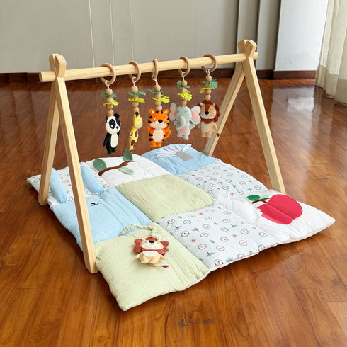 Jungle Explorer Play gym & Sensory Mat Set