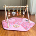 Pink Animal Adventures Play Gym & Sensory Mat Set