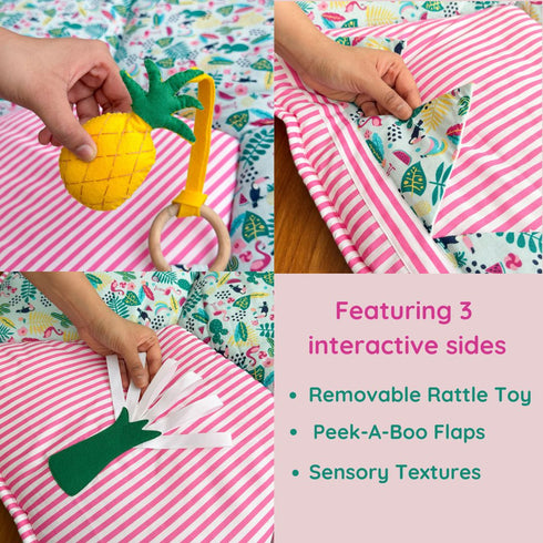 Tropical Paradise Play Gym & Sensory Mat Set