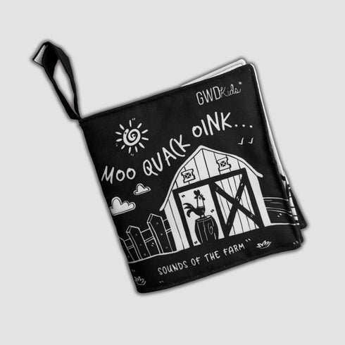 Moo Quack Oink- High Contrast Soft Book