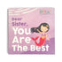 Best Sister Board Book & Keychain