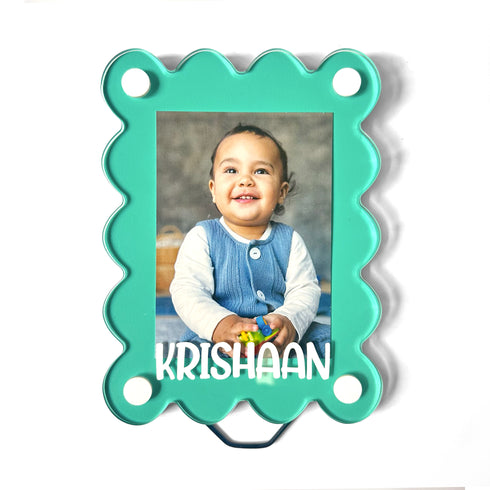 Personalised Photo Frame - Teal