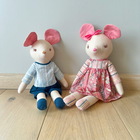 Little Brother & Big Sister Pair of Doll