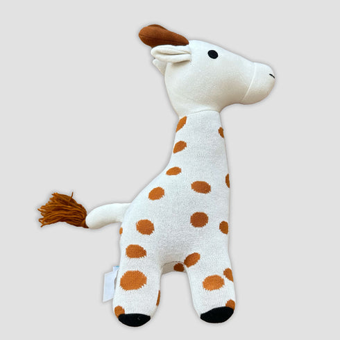 Giraffe - Knitted Cotton Plush Toy