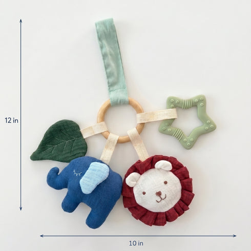 Sensory & Teether Toy Set - Jungle Animals