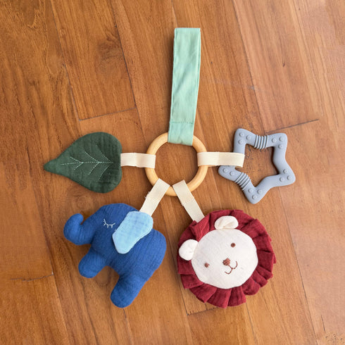 Sensory & Teether Toy Set - Jungle Animals