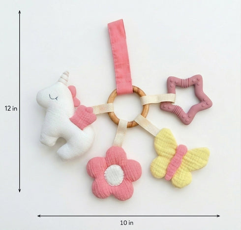 Sensory & Teether Toy Set - Unicorn Dreams