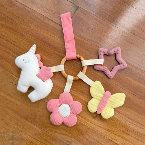 Sensory & Teether Toy Set - Unicorn Dreams