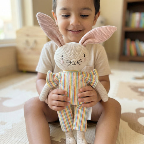 Bunny - Knitted Cotton Plush Toy