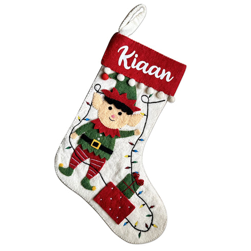 Set of 4 Festive Stockings