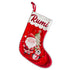 Personalised Velvet Stocking - Santa