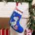 Personalised Velvet Stocking - Dino
