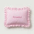 Personalised Gingham Ruffle Cushion