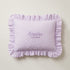 Personalised Gingham Ruffle Cushion
