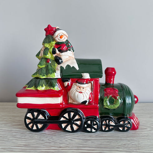 Ceramic Figurine- Santa's Christmas Express