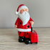 Ceramic Figurine- Santa and Snowman With Suitcase