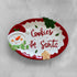 Ceramic Plate- Cookies for Santa