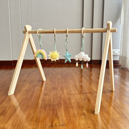 Baby Nursery Play Gym - Rainbow Skies