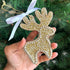 Set of 8 Glitter Embellished Ornaments