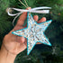 Set of 8 Glitter Embellished Ornaments