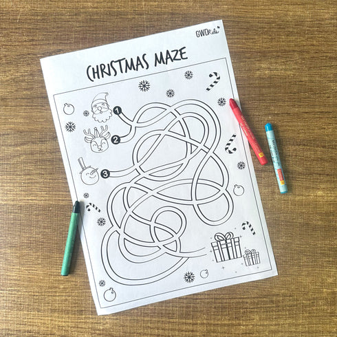 Fun Christmas Maze- Activity Sheet
