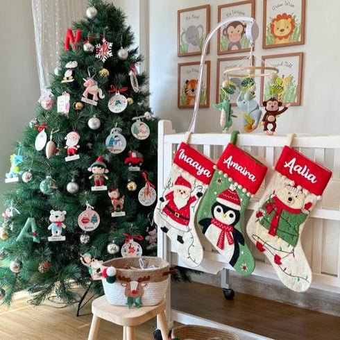 Festive Santa Claus Stocking