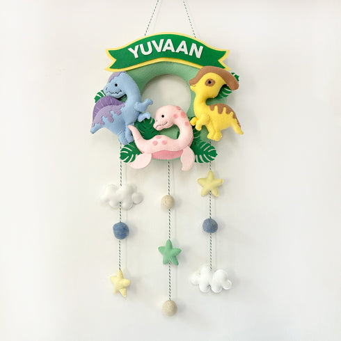 Dino Adventures Name Wall Hanging