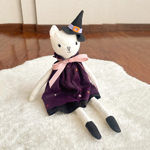 Halloween Witch Cat Doll