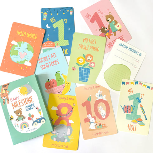 Newborn Baby Milestone Cards