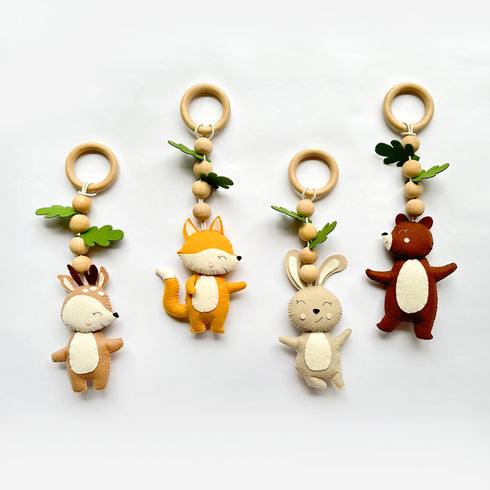 Woodland Adventures - Baby Play Gym Hanging Toys Set