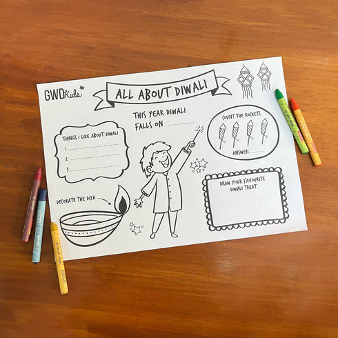 All About Diwali - Activity Sheet