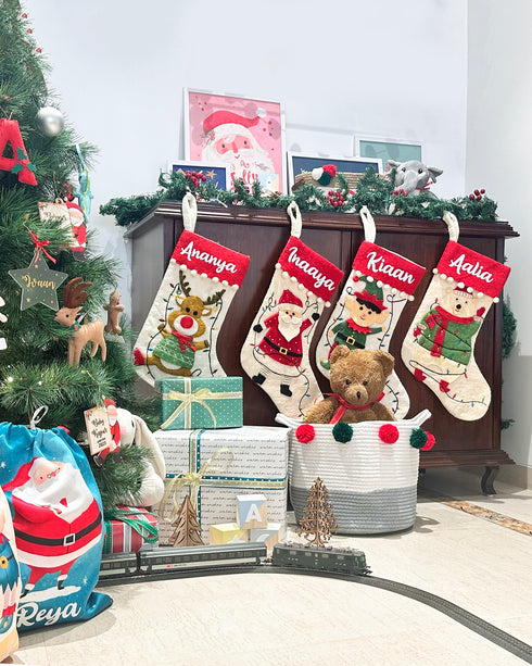 Festive Elf Stocking