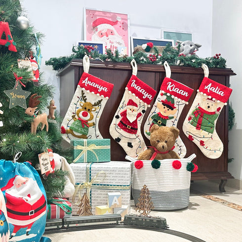 Festive Santa Claus Stocking