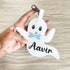 Personalised Ghost Boy Halloween Keychain