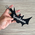 Personalised Bat Halloween Keychain
