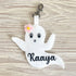 Personalised Ghost Girl Halloween Keychain