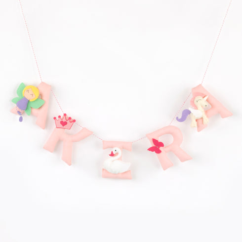 Personalised Fairy Theme Name Bunting/ Garland