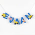 Personalised Construction Theme Name Bunting / Garland