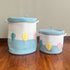 Hot Air Balloons - Blue Rope Basket With Lid