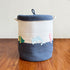 Sea Creatures - Navy Blue Rope Basket With Lid