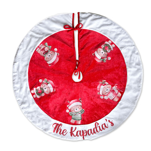 Little Teddy Bears - Christmas Tree Skirt